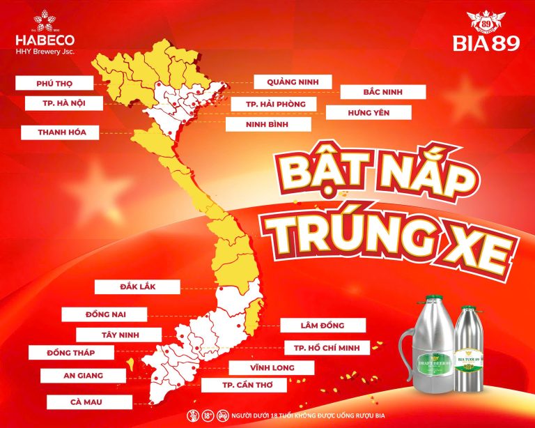 bật nắp trúng xe bia 89