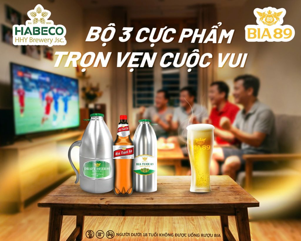 bia tươi 89 chai PET 1L-3